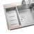 ARROW箭牌卫浴厨房商用手工4mm不锈钢水槽大单槽套装洗菜盆AE551161(带龙头)第2张高清大图