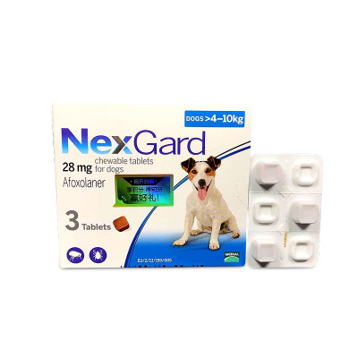 尼可信中型犬口服体外杀虫 狗狗驱虫药蜱虫耳