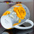 (国美自营)金禹瑞美（REMEC）桔黄月光系列唐山骨瓷水杯茶杯第4张高清大图