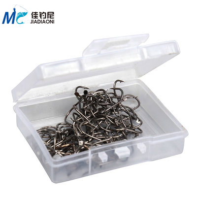 *佳钓尼伊势尼 鱼钩 盒装钓鱼钩 带倒刺 100枚