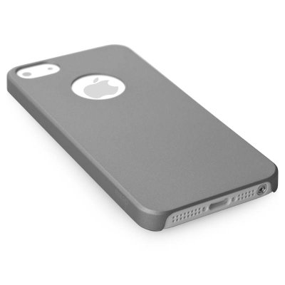 迪沃(DEVIA)苹果iphone5\/5s零度皮质背壳(铁灰