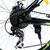 永久山地自行车Q5型 双碟刹 禧玛诺21速 铝合金刀圈(黑绿色)第5张高清大图