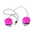 新科（Shinco）M8耳挂式耳机MP3（粉色）（迷你型）第4张高清大图