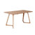 可伸缩的北欧风格餐桌椅子北欧实木歺产桌椅组合餐厅现代简约小户(1.6m 胡桃色需备注)第5张高清大图