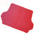 汽车高端皮革后备箱垫丰田霸道 普拉多 2700 4000专车专用后仓垫(红色 10-12年普拉多)第2张高清大图
