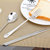 创意不锈钢便携式餐具三件套韩式学生可爱筷子叉子勺子套装旅行盒(粉色 三件套)第3张高清大图