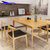 天米 TIMI 北欧白橡实木拉伸桌 可折叠桌 全实木餐桌椅 现代简约1.3米1.4米饭桌组合(原木色 单把温莎椅)第4张高清大图