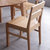 吉木多 北欧实木餐桌现代简约白橡木饭桌圆桌桌椅组合餐厅家具(原木色 一桌六椅)第4张高清大图