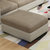 紫茉莉布艺沙发组合现代简约大小户型客厅转角乳胶沙发经济型整装家具(颜色下单备注 三位无脚踏（自提 ））)第3张高清大图