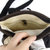 迪赛佰格designbag 休闲简约撞色男士小包 个性帆布小腰包 DS9008(杏色)第5张高清大图