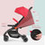神马婴儿推车轻便携式折叠可坐躺宝宝儿童小孩简易口袋迷你伞车(活力红)第2张高清大图