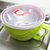 乾越 泡面碗带盖大号学生饭盒创意日式有盖方便面家用304不锈钢汤碗(绿色 默认值（请修改）)第5张高清大图