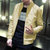 卡郎琪 男士春季新款修身时尚夹克 休闲韩版纯色立领薄款夹克外套 MD3166(KX--J08深蓝色)第5张高清大图