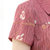 红曼裳中老年女装夏季短袖衬衫妈妈装奶奶上衣衬衣SN7058(蓝色 2XL)第5张高清大图