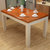 健舒宝 餐桌 实木餐桌 餐桌椅组合 橡木西餐桌小户型饭桌子方桌长方形餐桌(1.3M/0.8M 单张餐桌地中海)第5张高清大图