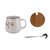 釉下彩陶瓷马克杯创意办公室早餐牛奶咖啡红茶水杯子送礼物350ml(鱼乐（杯勺盖）)第5张高清大图