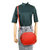 蔻驰 COACH 奢侈品 女士专柜款皮革几何单肩斜挎包中号红色 141 B4EMK(红色)第8张高清大图