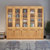 华南家具 中式现代自由组合实木书柜简约书房带门玻璃门立柜储物木柜书架(原木色-不带抽屉 两门)第3张高清大图