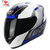 永恒头盔摩托车头盔跑盔赛车盔全盔YH-991(黑银死神 XL码)第3张高清大图