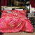 唐蔚床上用品贡缎提花欧式奢华四件套件被套床单枕套(艾瑞拉紫兰)第5张高清大图