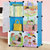 索尔诺卡通书柜儿童书架自由组合收纳柜简易储物置物架柜子(单排2格果绿色)第4张高清大图