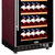 索比亚SY128智能恒温红酒柜 茶叶柜 冷藏柜 冰吧展示柜 红木纹(红色暗拉手展架)第4张高清大图