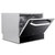 睿尚洗碗机AQD05家用嵌入式6套高温洗全覆式喷淋台式刷碗柜(黑色)第3张高清大图