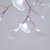 萤火虫LED枝形树枝工业吊灯别墅房间客厅创意设计师个性现代叶子圆形萤火虫卧室服装店咖啡厅西餐厅商业吊顶前台吧台吊灯(圆形直径125cm162颗灯珠 带光源)第5张高清大图
