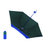 安居先森炫酷时尚加厚蓝胶晴雨两用六折伞 蓝胶浪漫紫（把）第4张高清大图