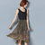 VEGININA 新款夏装亮丝半身裙女 9559(银色 XXL)第2张高清大图