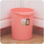 创意客厅厨房垃圾桶 家用A300办公垃圾篓圆形厕所塑料(大号北欧粉色)第4张高清大图
