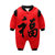 冬季宝宝加绒款棉哈衣中国红婴儿衣服福字年货  XD841(90 黄色)第3张高清大图