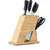 （AISHUBEI） 厨房刀架刀座菜刀置物架子厨房用品家用创意多功能放刀具收纳架S(普通款刀架-带防滑脚垫)第5张高清大图