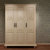 卡富丹 美式衣柜美式三门二门衣柜实木类衣柜组合柜卧室家具储物柜(象牙白色 2门衣柜)第3张高清大图