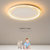 双层圆形吸顶灯2022新款北欧灯具简约现代大气创意客厅卧室led灯(白色40cm 无极调光)第4张高清大图