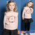 JELISPOON吉哩熊韩国童装冬季新款女童小巧可爱飞边T恤(150 桃粉色)第4张高清大图