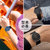 IIKTWOK手表男士手表时尚潮流夜光石英防水手表简约运动休闲学生手表(黑壳黑面黑硅胶带 塑胶)第3张高清大图