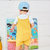 韩都衣舍童装2018年夏装新款韩版婴幼儿男宝宝短袖套装HJ8280茼(100/52 黄色)第3张高清大图