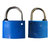 凯跃 35mm塑钢锁梅花钥匙锁防水锁通用锁具(计价单位：把 )蓝(默认 默认)第3张高清大图