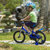 xds喜德盛儿童自行车 喜德盛童车小骑士男女童车2-7岁铝合金车架辅助轮单车(蓝色 16英寸（适合身高105-120mm）)第5张高清大图
