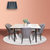 恒信家居 现代简约小户型一桌四椅 可伸缩餐桌ZYX-B31-CT 餐桌椅(一桌四椅)第2张高清大图