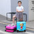 定制20寸儿童拉杆箱18寸登机箱男女旅行箱万向轮密码箱拖箱行李箱(透明)第3张高清大图