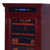 富贵红(fuguihong)FGH-032 32支单温风冷实木酒柜(橡木红色)第2张高清大图