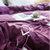北极绒床上四件套高端乐肤绒刺绣小植物保暖系列床品套件秋冬加厚被套床单被罩枕套(小盆栽-紫)第5张高清大图