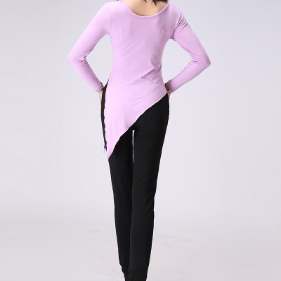 【拉丁舞服装女套装舞蹈服形体基本练功服古典