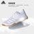 Adidas阿迪达斯春夏新款羽毛球鞋男休闲运动鞋女轻便透气减震软底跑步鞋(D97697白色 44)第2张高清大图