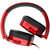 Pioneer/先锋 SEC-MJ101 头戴式重低音手机折叠音乐耳机带麦(红色)第3张高清大图