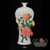 中国龙瓷 商务礼品*纯手工艺品中国瓷器德化陶瓷办公客厅 35cm美人瓶(编织-彩牡丹）SNC0079第4张高清大图