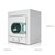 松下(Panasonic) NH45-19T 4.5公斤烘干机 干衣机大容量 贴心安全门设计第3张高清大图