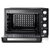 美的(Midea) T3-321C黑色二代 32升 智能煎烤 电烤箱 非凡料理 黑第5张高清大图